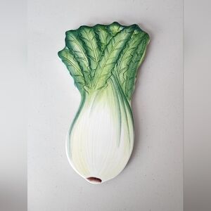 Vintage Ceramiche Leonardo Celery Trivet.